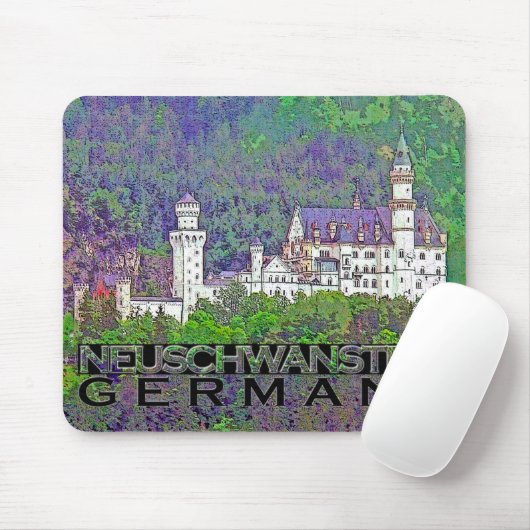 Tapis De Souris Neuschwanstein (Avec souris)