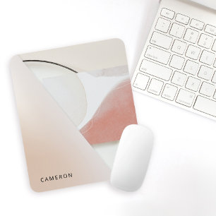 Tapis De Souris Neutre Tonalité Terre moderne Abstrait