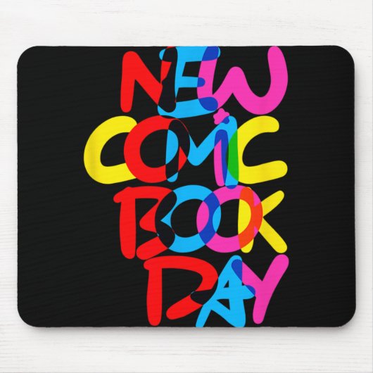 Tapis De Souris New Comic Book Day (overlap) (Devant)