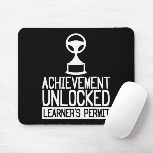 Tapis De Souris New Driver Learner Permit Driving School - Driver' (Avec souris)