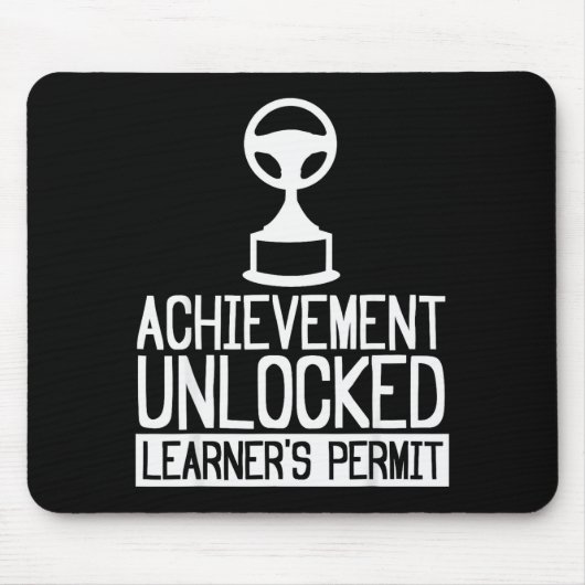Tapis De Souris New Driver Learner Permit Driving School - Driver' (Devant)