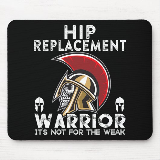 Tapis De Souris New Hip Replacement Men Women Warrior Awareness Gi (Devant)