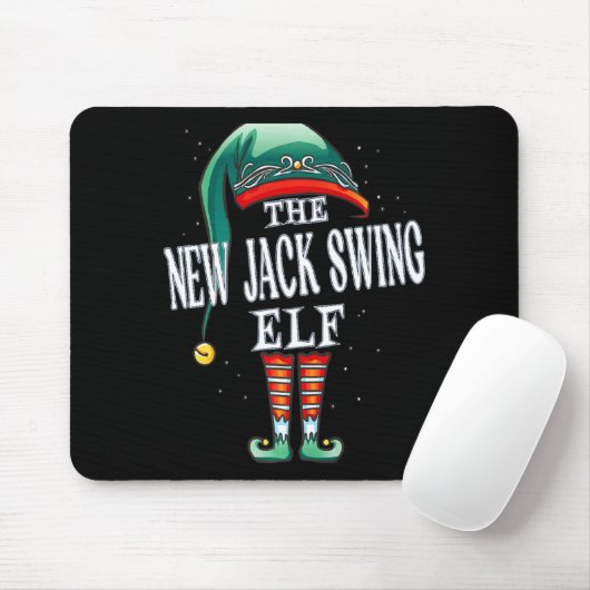 Tapis De Souris New Jack Swing Elf Christmas Group Xmas Pajama Par (Avec souris)
