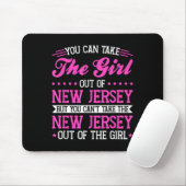 Tapis De Souris New Jersey Girl Can't Take Out The New Jersey (Avec souris)