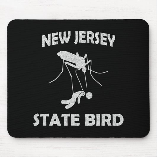 Tapis De Souris New Jersey Mosquito State Bird Funny Outdoors  (Devant)