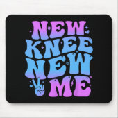 Tapis De Souris New Knee New Me Funny Knee Replacement Surgery Rec (Devant)