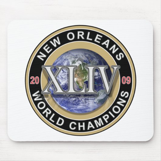 Tapis De Souris NEW ORLEANS - Champions du Monde 2009 (Devant)