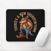 Tapis De Souris New Sheriff In Town Funny Armadillo Cowboy Western (Avec souris)