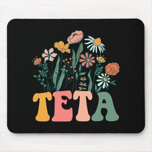 Tapis De Souris New Teta Wildflower First Birthday & Baby Show (Devant)