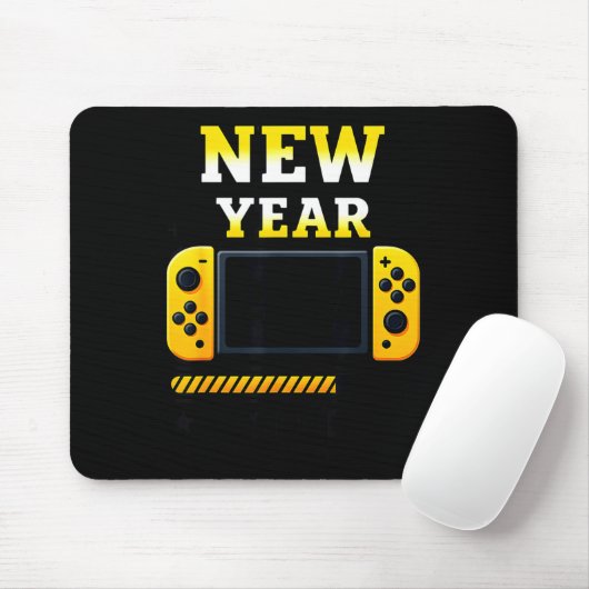 Tapis De Souris New Year 2026 Loading Gaming Controller New Years (Avec souris)