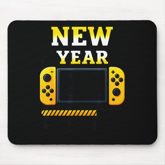 Tapis De Souris New Year 2026 Loading Gaming Controller New Years (Devant)