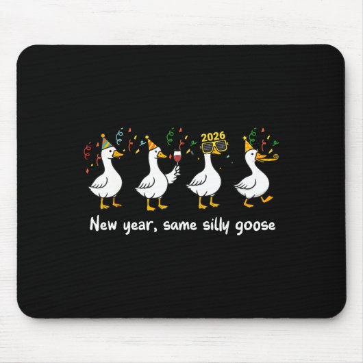 Tapis De Souris New Year Same Silly Goose Family Matching New Year (Devant)