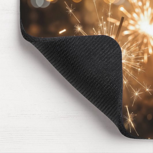 Tapis De Souris New Years Eve Countdown With Sparklers (Coin)