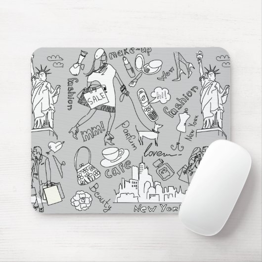 Tapis De Souris New York (Avec souris)