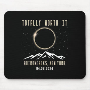 Tapis De Souris New York 2024 Éclipse solaire totale