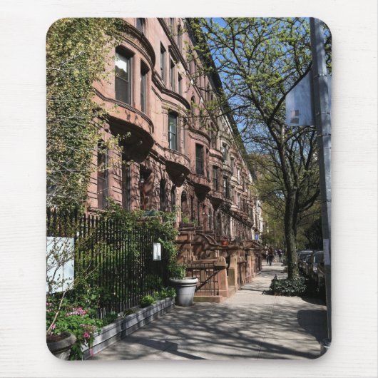 Tapis De Souris New York Brownstones Upper West Side Building NYC (Devant)