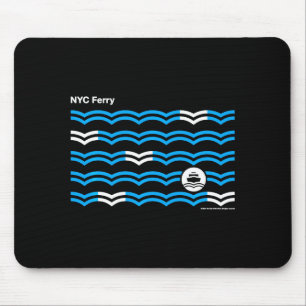 Tapis De Souris New York City Nyc Ferry Vagues Swea