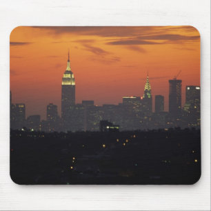 Tapis De Souris New York, États-Unis. Skyline de l'Upper Manhattan