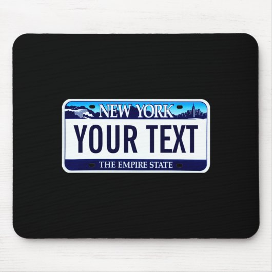Tapis De Souris New York License Plate _1  (Devant)