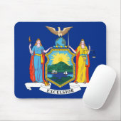 Tapis De Souris New York : The Empire State, Home Big Apple Flag (Avec souris)