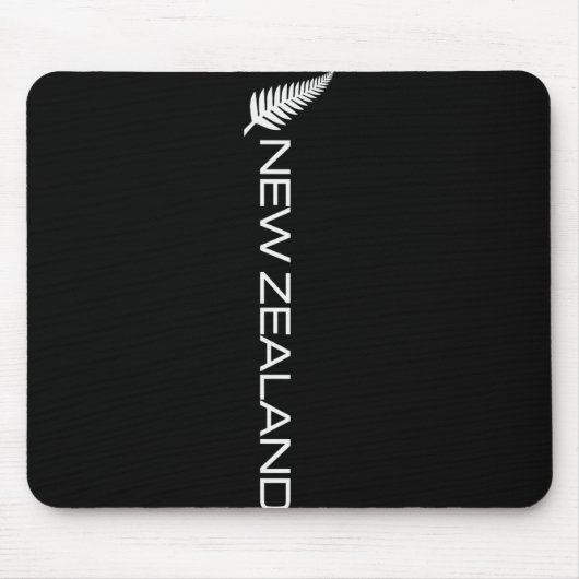 Tapis De Souris New Zealand Fern Flag Athletic Srts Vertical Style (Devant)