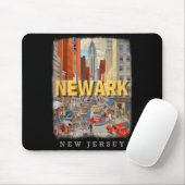 Tapis De Souris Newark New Jersey Nj Urban Energy Sd649 (Avec souris)