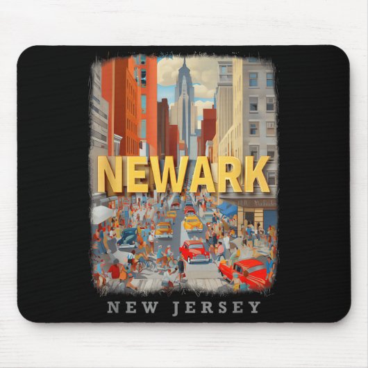 Tapis De Souris Newark New Jersey Nj Urban Energy Sd649 (Devant)
