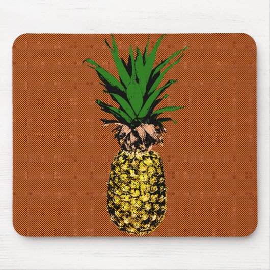 Tapis De Souris Newsprint ananas (Devant)