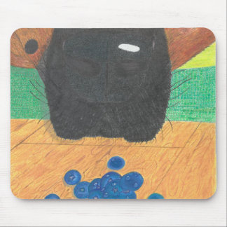 Tapis De Souris Nez de chien et myrtille