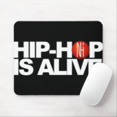Tapis De Souris [NHI] Mousepad : LE HIP-HOP EST VIVANT (Avec souris)