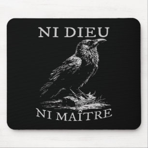 Tapis De Souris Ni Dieu Ni Maître Anti-autoritaire Pas de roi