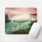 Tapis De Souris Niagara Falls, Canada coucher de soleil stylisé (Avec souris)