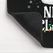 Tapis De Souris Nice Claus Christmas Lights Santa Pajama Family Ma (Coin)