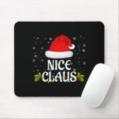 Tapis De Souris Nice Claus Christmas Lights Santa Pajama Family Ma (Avec souris)