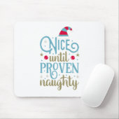 Tapis De Souris Nice Jusqu'À Noël Naughty Proven | Mousepad (Avec souris)