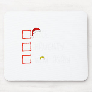 Tapis De Souris Nice Naughty a gagné à nouveau 2024 Funny Trump Xm