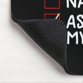 Tapis De Souris Nice Naughty Ask Chat Mignonne Noël (Coin)
