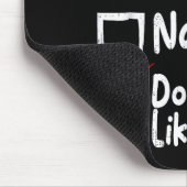 Tapis De Souris Nice Naughty Do I Look Like I Care Funny Christmas (Coin)