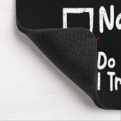 Tapis De Souris Nice Naughty Do I Look Like I Tried Funny Christma (Coin)