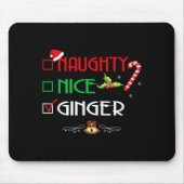 Tapis De Souris Nice Naughty Ginger Group Matching Christmas (Devant)