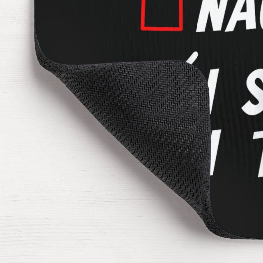 Tapis De Souris Nice Naughty I Swear I Tried Christmas Family Xmas (Coin)