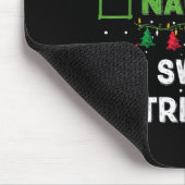 Tapis De Souris Nice Naughty I Swear I Tried Funny Christmas List (Coin)
