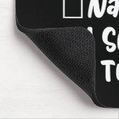 Tapis De Souris Nice Naughty I Swear I Tried Funny Christmas List (Coin)