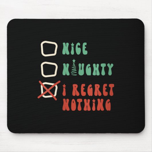 Tapis De Souris Nice Naughty I Swear I Tried V-neck  (Devant)