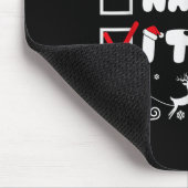 Tapis De Souris Nice Naughty I Tried Funny Christmas 2022 (Coin)