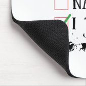 Tapis De Souris Nice Naughty I Tried Funny Christmas List (Coin)