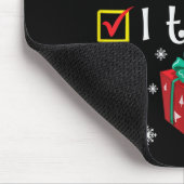 Tapis De Souris Nice Naughty I Tried Santa's Funny Christmas Naugh (Coin)