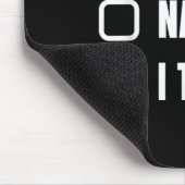 Tapis De Souris Nice Naughty I Tried, Santa's Naughty List Funny C (Coin)