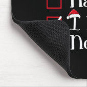 Tapis De Souris Nice Naughty Je Regrette Rien De Mal Noël (Coin)