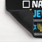 Tapis De Souris Nice Naughty Jewish Ugly Hanukkah Sweater Chanukah (Coin)